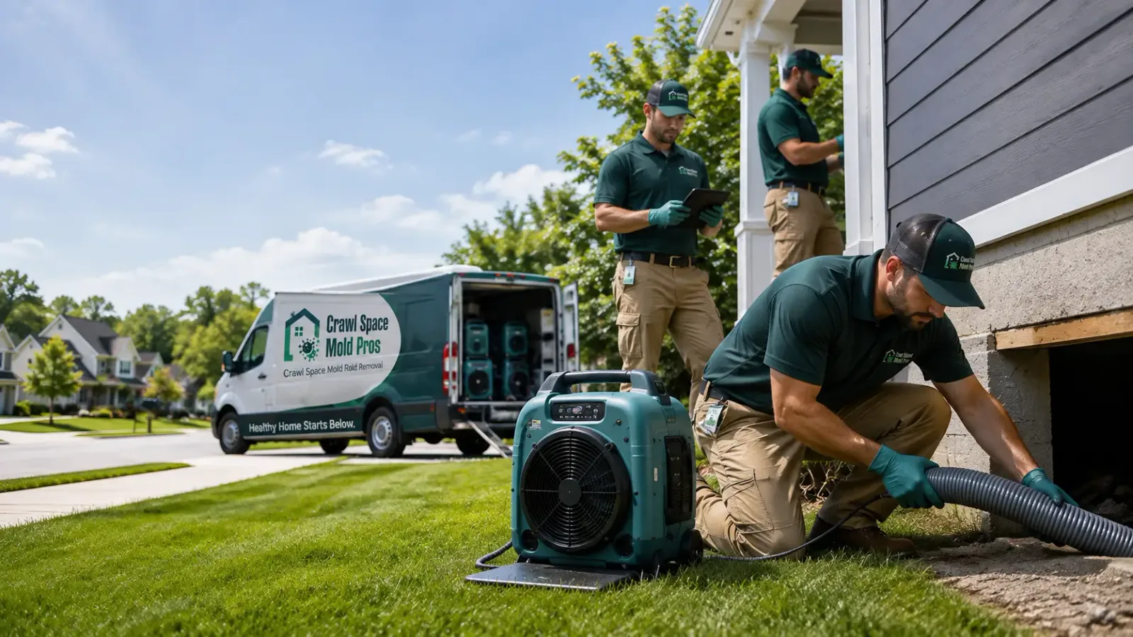 Crawl Space Mold Removal in Marlborough, MA